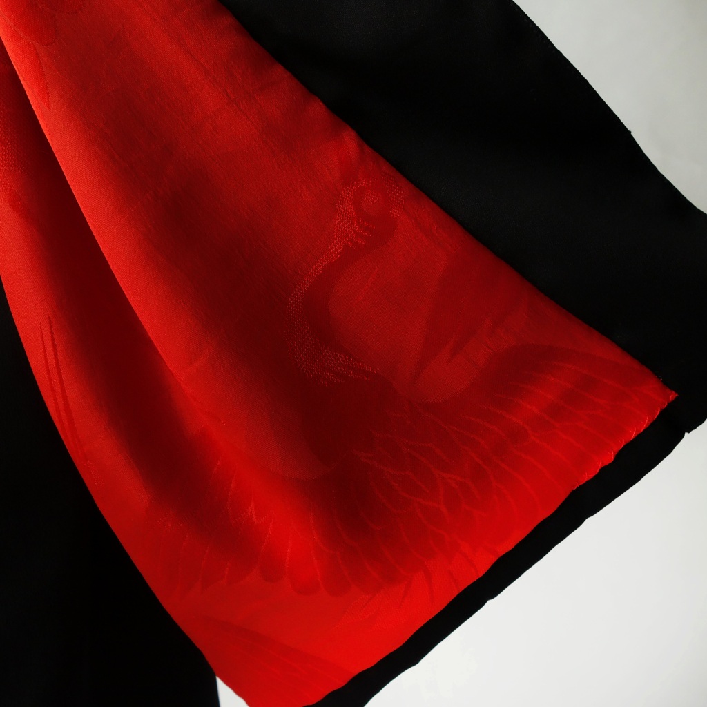 祖母の喪服をリメイク｜アメリカ在住の方からご依頼のワンピースコートと和小物制作