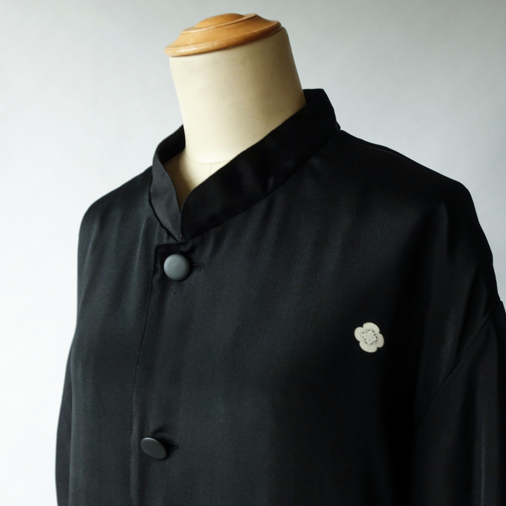 祖母の喪服をリメイク｜アメリカ在住の方からご依頼のワンピースコートと和小物制作