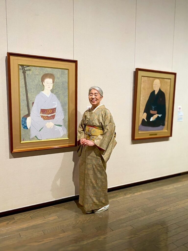 平塚美術館の展示作品と着物スタイル